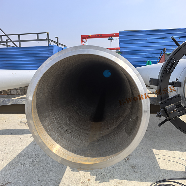 化工管道P91材質(zhì)切斷坡口